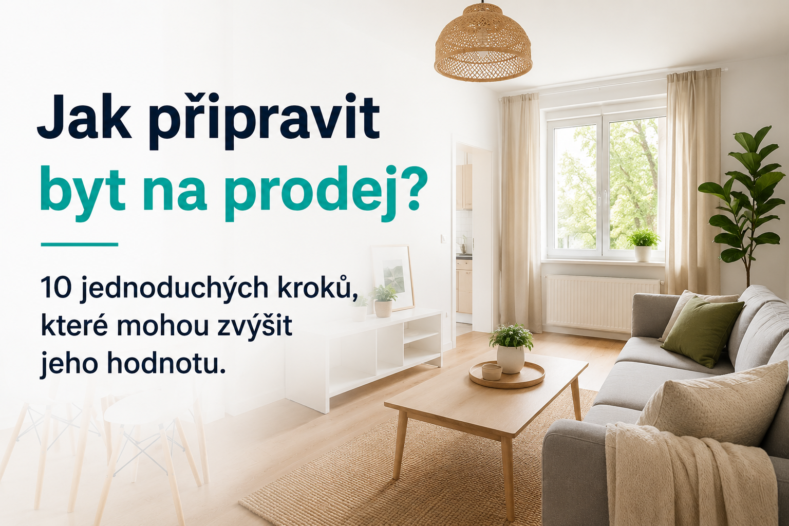 Jak připravit byt na prodej? 10 jednoduchých kroků, které mohou zvýšit jeho hodnotu